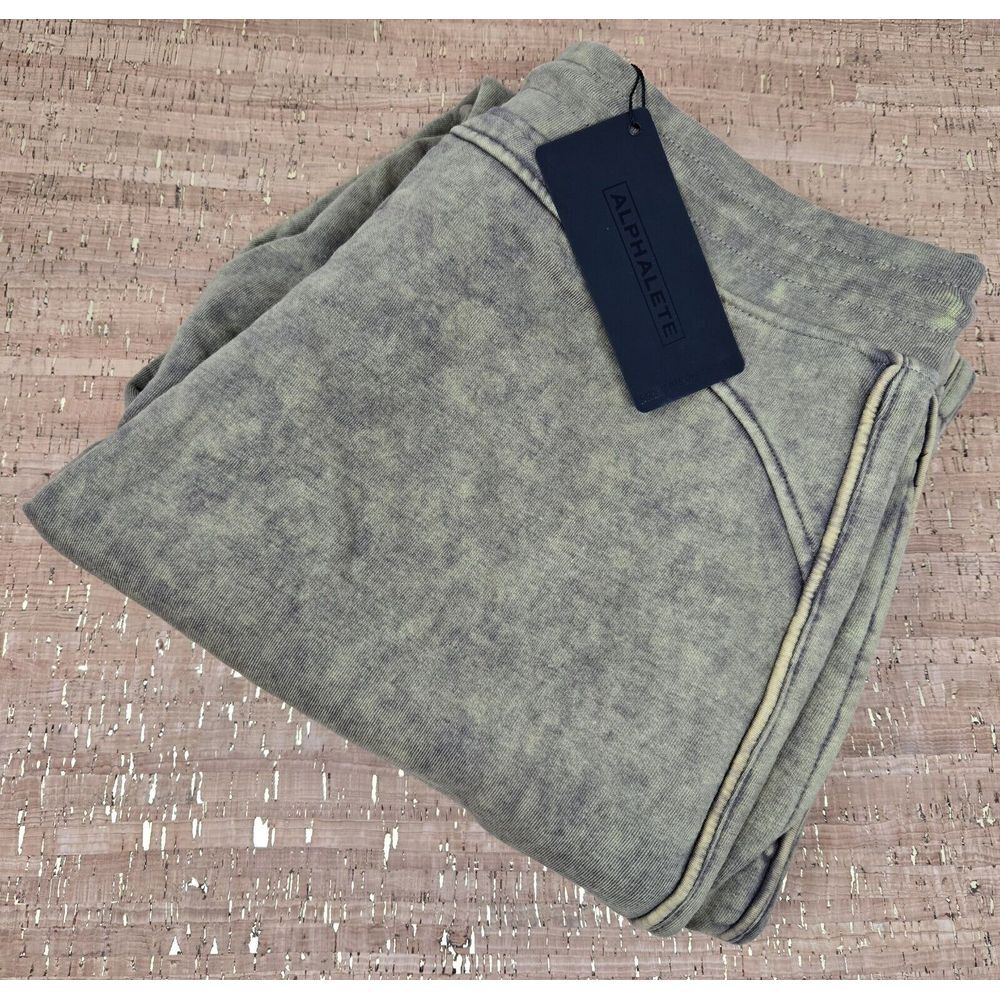 Alphalete Joggers Mens‎ XL Sweatpants Drawstring Olive/Brown Pockets AL21- 2079